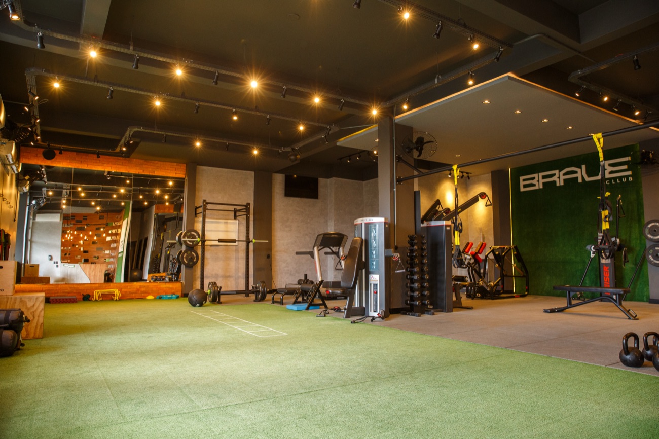 Espaço de treino da Brave Cllub